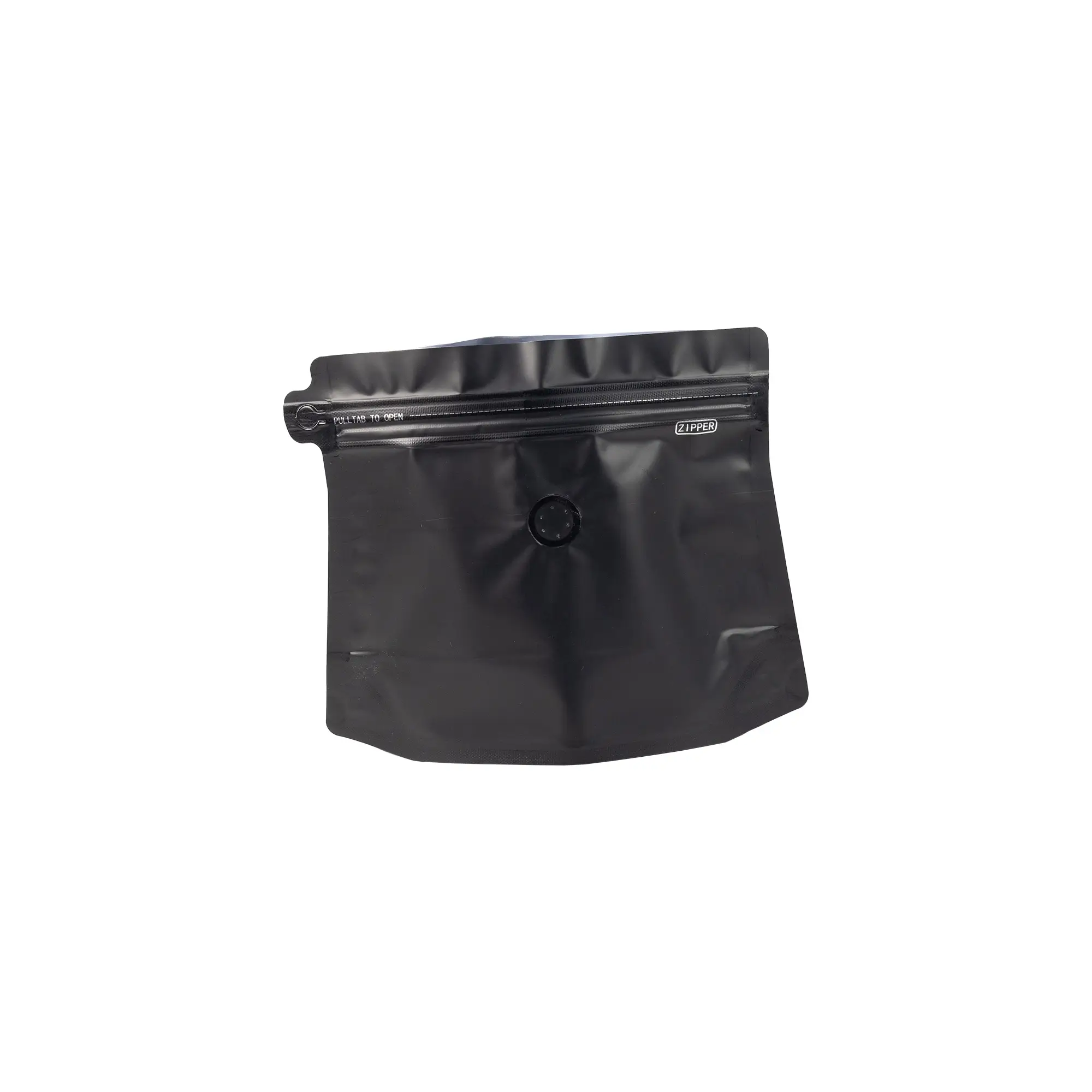 black 8oz coffee bean bag wholesale