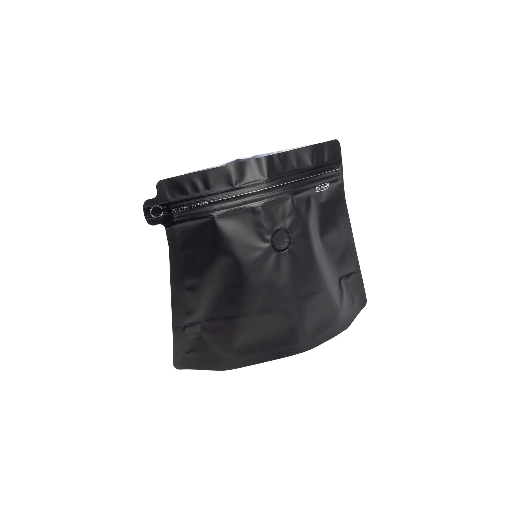 black 8oz coffee packaging bags wholesale