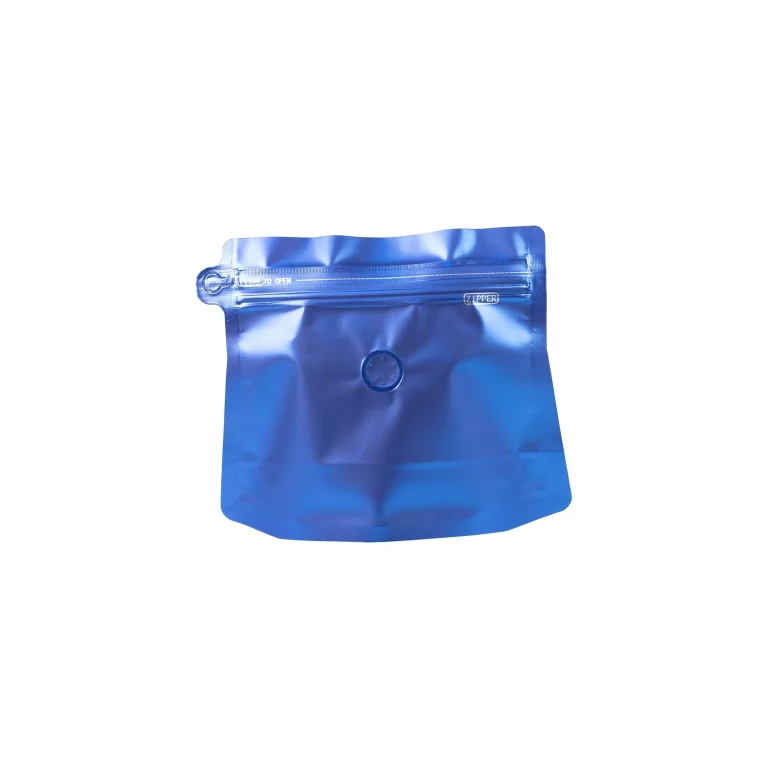 800Pcs Blue 5oz Degassing Valve Coffee Beans Bags Wholesale blue 5oz coffee bean bag wholesale