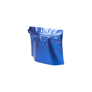 blue 8oz coffee bean bags wholesale
