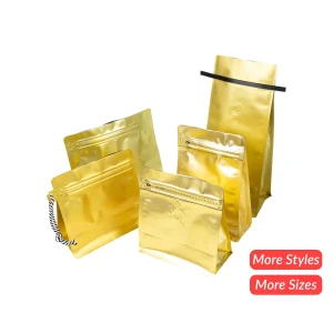 Gold Coffee Bags