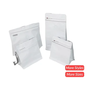 White Coffee Bags