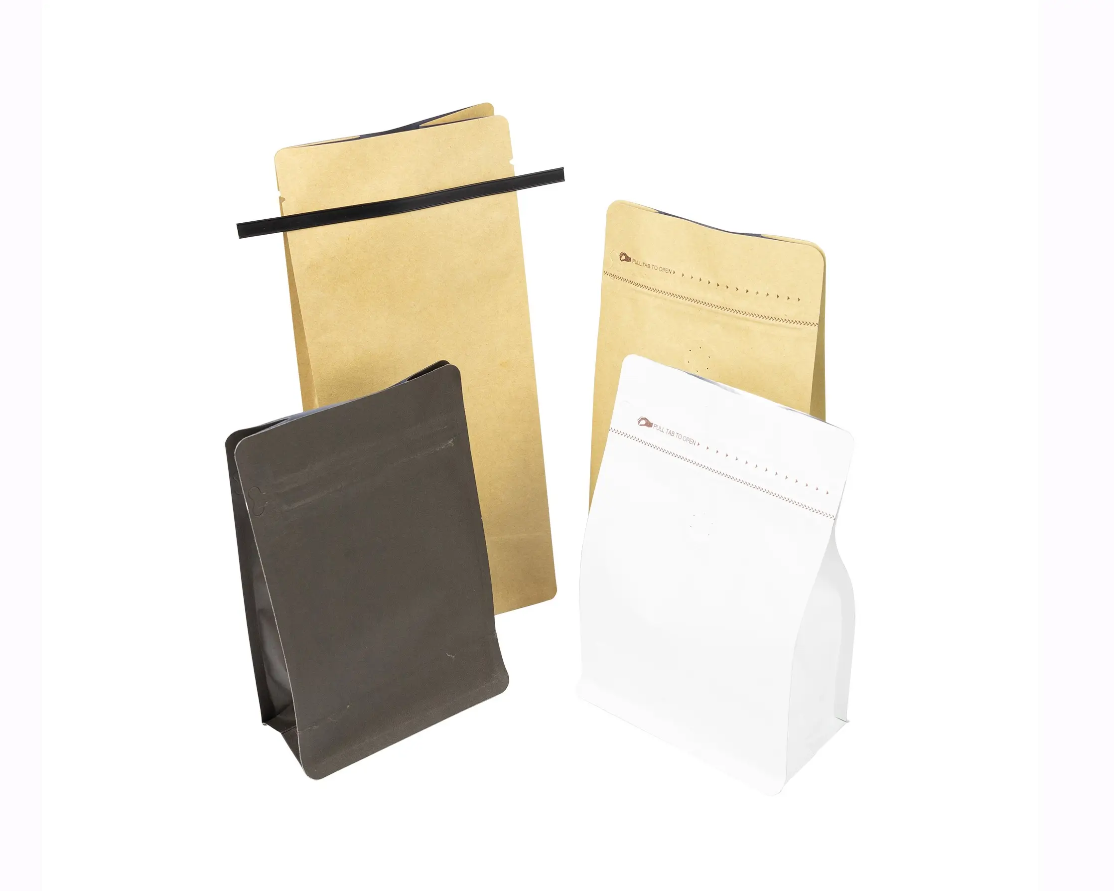 wholesale kraft paper coffee bags